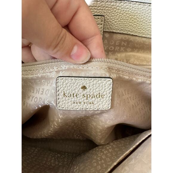 Kate Spade Mulberry Street Leighann Pebbled Leather Crossbody Tote - Picture 9 of 14